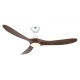 Eco Genuino L 152 White - Walnut with DC motor and LED light by Casafan