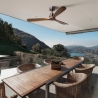 Nati Natural Outdoor Ceiling fan with DC motor by Sulion