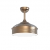 Bombay S Bronze with DC motor, LED light and retractable blades by Sulion