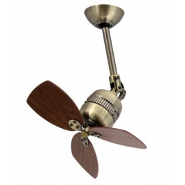 Toledo Antique Brass Retro wall fan by AireRyder