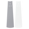 ECO NEO III 103 BN-WE/LG Brushed Chrome Light Gray - White with DC motor by Casafan
