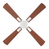 ECO NEO III 103 WE-NB/KI White Cherry - Walnut with DC motor by Casafan