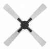 ECO NEO III 103 BG-WN/SI Basalt Wenge - Silver with DC motor by Casafan