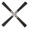 ECO NEO III 132 BN-WN/SI Chrome Wenge- Silver with DC motor by Casafan
