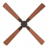 ECO NEO III 132 BZ-SW/TK Bronze Black - Teak with DC motor by Casafan
