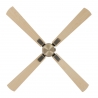 ECO NEO III 132 MA-AH/BU Brass Antique Maple- Beech with DC motor by Casafan