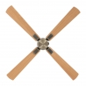 ECO NEO III 132 MA-AH/BU Brass Antique Maple- Beech with DC motor by Casafan