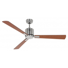 ECO NEO III 132 BN-NB/KI Brushed Chrome Cherry - Walnut with DC motor by Casafan