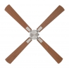 ECO NEO III 132 BN-NB/KI Brushed Chrome Cherry - Walnut with DC motor by Casafan