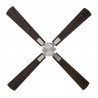 ECO NEO III 132 BN-NB/KI Brushed Chrome Cherry - Walnut with DC motor by Casafan