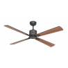 ECO NEO III 132 BG-SW/TK Basalt Gray Black - Teak with DC motor by Casafan