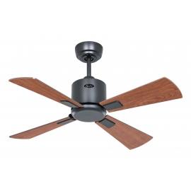 ECO NEO III 92 BG-NB/KI Basalt Gray ΅Walnut - Cherry with DC motor by Casafan