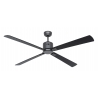 ECO NEO III 152 BG-SW/TK Basalt Black - Teak with DC motor by Casafan