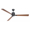 ECO NEO III 152 BG-SW/TK Basalt Black - Teak with DC motor by Casafan