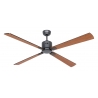 ECO NEO III 152 BG-SW/TK Basalt Black - Teak with DC motor by Casafan