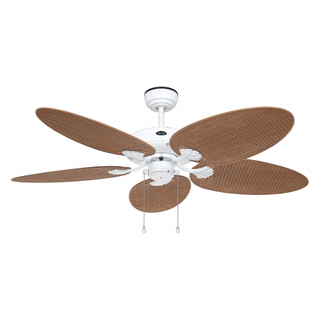 Outdoor ceiling fan Classic White Palm by Casafan
