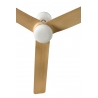Punt White -Natural Wood with DC motor and LED light by Faro