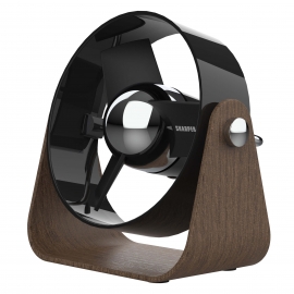 USB Table small DC Fan Sharper Image SBS1 Black by Vornado