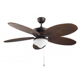 Phuket ceiling fan with light by La Creu