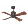 ECO NEO III 92 BZ-NB/KI Bronze Walnut - Cherry with DC motor by Casafan