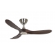 ECO GENUINO 122 Chrome Walnut with DC motor and remote control by Casafan
