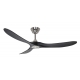 ECO GENUINO 152 Chrome Matt Black with DC motor and remote control by Casafan
