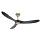 ECO GENUINO 152 Brass Black with DC motor and remote control by Casafan
