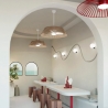 Gemma  White Outdoor Ceiling fan with DC motor and light by Sulion