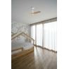 Heywood White Natural wood with DC motor by Faro