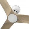 Heywood White Natural wood with DC motor by Faro