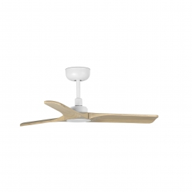 Heywood White Natural wood with DC motor by Faro