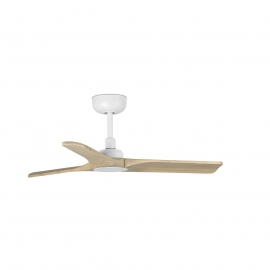 Heywood White Natural wood with DC motor by Faro