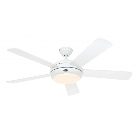 Titanium 132 White Gray / White with light and remote control by Casafan