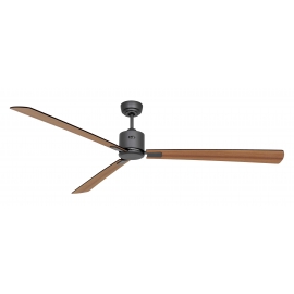 ECO NEO III 180 180 BG-SW/TK Basalt gray Teak - Black with DC motor by Casafan
