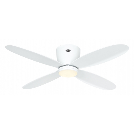 ECO Plano II White  112 with DC motor & LED light by Casafan