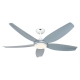 Eco Volare 142 White Light Gray with DC motor and LED light by Casafan