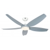 Eco Volare 142 White Light Gray with DC motor and LED light by Casafan