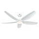Eco Volare 142 White with DC motor and LED light by Casafan