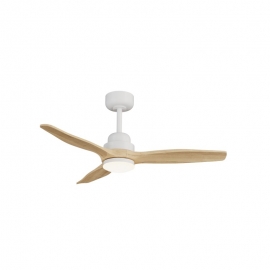 Balcony 107 White Natural Outdoor Ceiling fan with DC motor by Sulion