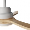 Balcony 107 White Natural Outdoor Ceiling fan with DC motor by Sulion