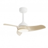 Diehl S White Natural Wood with DC motor and LED light by Sulion