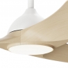 Diehl S White Natural Wood with DC motor and LED light by Sulion