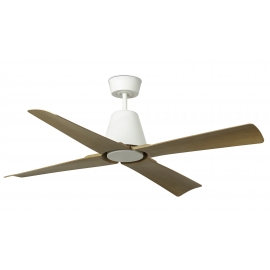 Outdoor Grey ceiling fan with DC motor & LED Light Typhoon by FARO