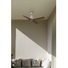Typhoon Outdoor White - Maple ceiling fan with DC motor and LED light  by FARO