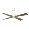 Typhoon Outdoor White - Maple ceiling fan with DC motor and LED light  by FARO