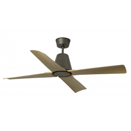 Outdoor Brown - Maple ceiling fan with DC motor Typhoon by FARO
