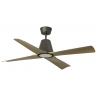 Typhoon Outdoor Brown - Maple ceiling fan with DC motor and LED light  by FARO