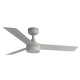 Cruiser S White ceiling fan with DC motor and LED light by FARO