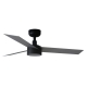 Cruiser S Alu ceiling fan with DC motor and LED light by FARO