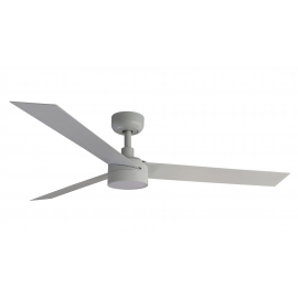 Cruiser L White ceiling fan with DC motor and LED light by FARO